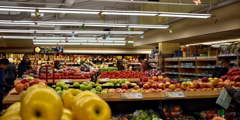 Produce in a New York City grocery store